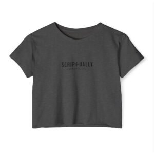 Women's Festival Crop Top - Trendy Loose Fit Tee