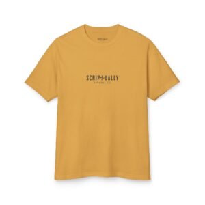 Scriptually Garment-Dyed Heavyweight Cotton Tee