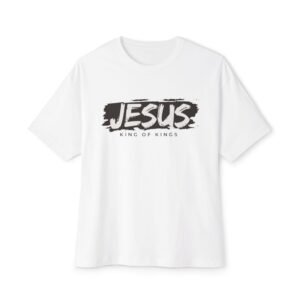 Oversized Boxy Tee - JESUS King of Kings